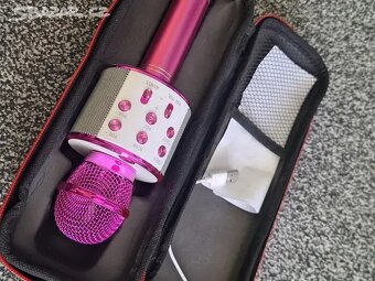 Bezdrátový mikrofon karaoke Bluetooth reproduktor - 2