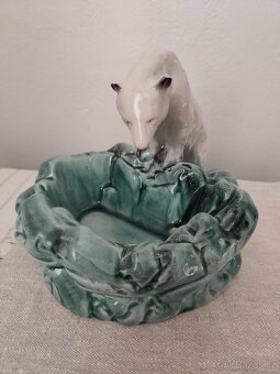 Ditmar urbach medveď popelník misa porcelánová soška - 2
