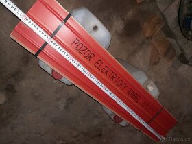 Kabelová krycí deska DEKAB 200/2 pozor elektrický kabel - 2