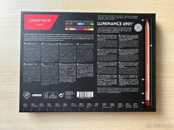 Umělecké pastelky Caran d´Ache Luminance SET 40 + Blender - 2