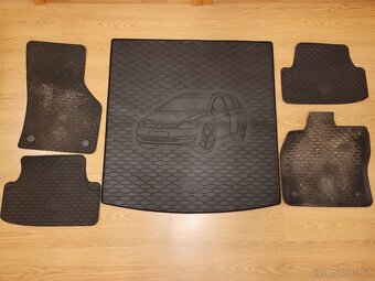 Univerzální gumová vana do kufru a gumové koberce - 2