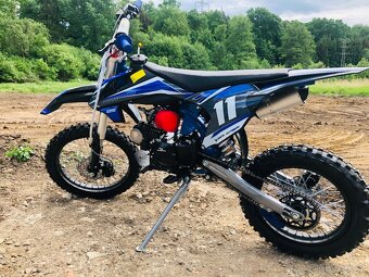 Pitbike Leramotors Shark 125ccm, el. start, modry - 2