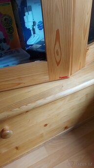 Set Skříňka/ komoda/ vitrína/ knihovna Gazel masiv dřevo - 2