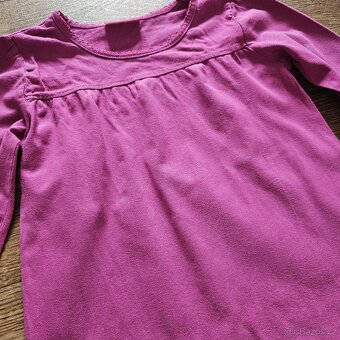 Dívčí fuchsiová tunika Kiki&Koko vel. 128 - 2