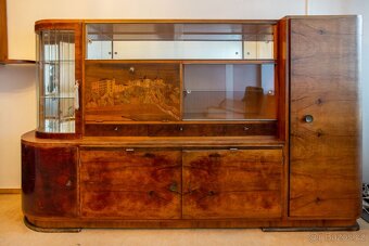 Sekretář s motivem Svaté Hory u Příbrami - 2