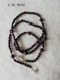 Korálky na roušky a brýle - 2