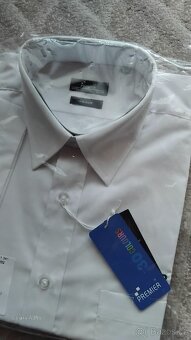 Pánské bílé košile nové - 2