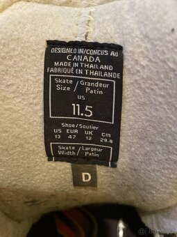 Brankářské brusle CCM RBZ - velikost 11.5D - 2