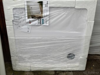 Sprchová vanička z litého mramoru 80 x 80 cm ,bílá , nová - 2