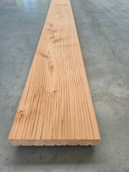 Terasová prkna modřín, 27x143x3000 mm, 649 Kč/m2 - 2