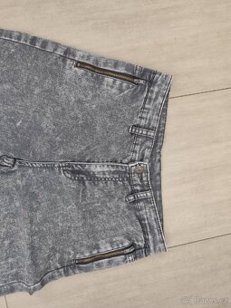 Chlapecké džínové kraťasy, vel. 158 - 2