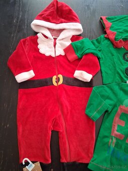 Vánoční oblečení na mimi vel 62/68 - 2