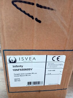 Umyvadlo na desku 60cm Isvea Infinity - 2