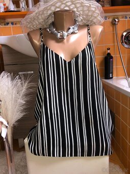 letnitop# H&M# prouzky#tehotensky#naraminka - 2