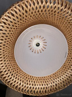 Proutěná lampa IKEA - 2