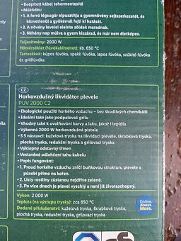 Elektrický odstraňovač plevele - 2