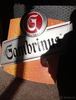Gambrinus reklamní cedule - 2