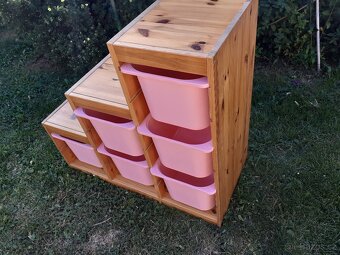 Ikea úložná sestava Trofast schody borovice - 2