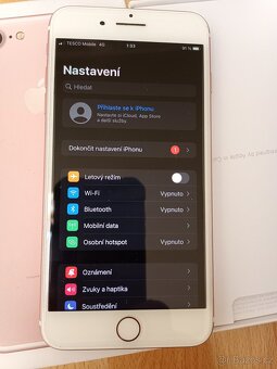 Apple iPhone 7 plus Rose Gold 128GB baterie 100% - 2