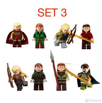 Figúrky pán prsteňov 3 (8ks) - typ lego, nové - 2