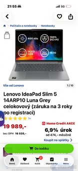 Prodám Lenovo Ideapad Slim 5 - 2