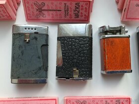 sbírka cigaretových zapalovačů, rolovacích papírků - 2