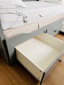 Ikea Hemnes Ikea bed with 2 mattresses - 2
