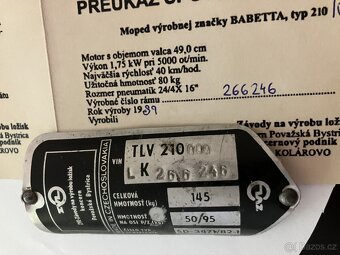 babeta 210 štítek s kartičkou - 2