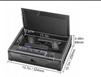 Biometrická schránka ( trezor ) na zbraň - 2