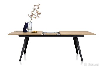 Rozkládací jídelní stůl - City 190 cm, přírodní dub – sleva - 2