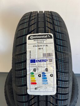 ❄️ Zimní pneumatiky 215/55/17, Continental, DOT3924 - 2