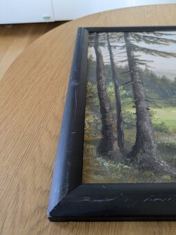 České kopce od malíře Fraňka z roku 1989 - 2
