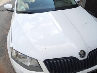 Přední kapota Škoda Octavia III před facelift - originál - 2