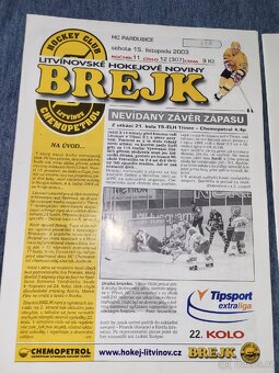 Hokej HC LITVÍNOV PROGRAMY - 2