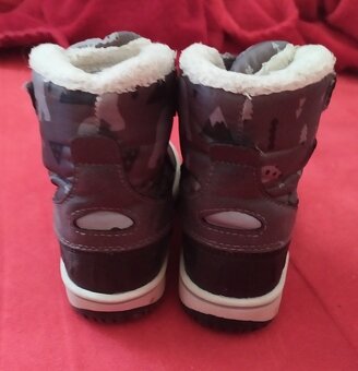 Dětské sněhule - velikost 21 - 2