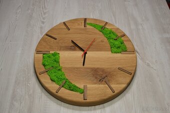 Dřevěné hodiny, mechové hodiny - 2