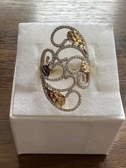 Zlatý dámský prsten - 2