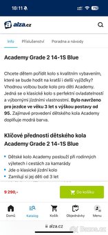 Dětské kolo Academy - 2