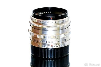 Meyer Tessar 2,8/50 RED T 1Q M42 12-lamelový TOP STAV - 2