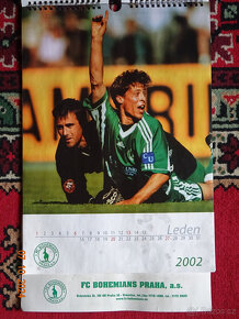 BOHEMIANS PRAHA - nástěnný kalendář 2002 (48x30cm) - 2