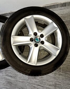 Originál ŠKODA alu + letní pneu - 2