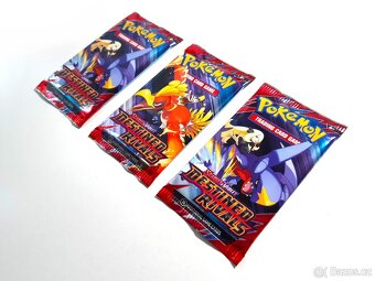 Pokemon Destined Rivals 3x booster, nerozbalený - 2