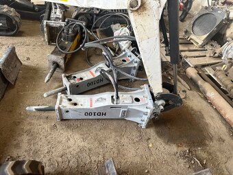 Hydraulické kladivo Hardy 100kg pro bagry 1-2,5 tun - 2