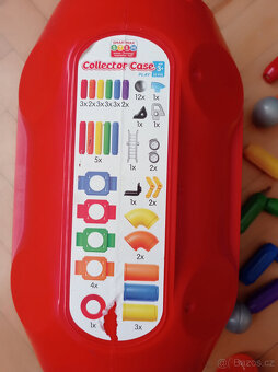 Magnetická stavebnice Smartmax - červený barel - 2