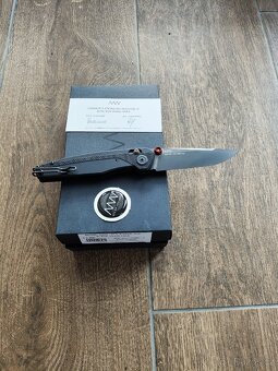 Nůž ANV A200 BB DLC Black, G10 Black - 2