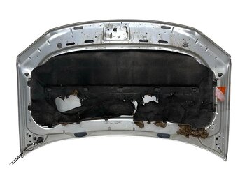 Přední kapota stříbrná metalíza LA7W VW Touran 1T2 FL 2007 - 2