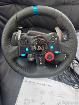 Herní volant s pedály Logitech G29, krabice, top stav - 2