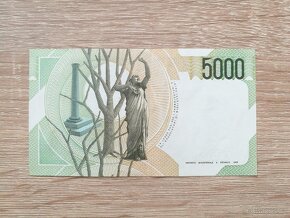 Historická bankovka 5000 lir 1985 YC205562A - 2