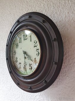 VELKÉ STAROŽITNÉ DŘEVĚNÉ HODINY - 2