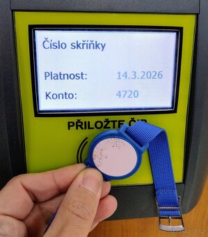 bazén Podolí - náramek s kreditem 6600 Kč - 2